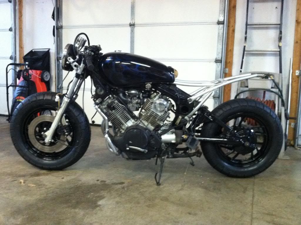 83 Yamaha Virago XV750 Cafe Project | Custom Fighters - Custom